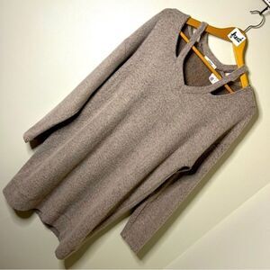 Cherish Tan Sweater Dress NWT tag says small but fits like medium